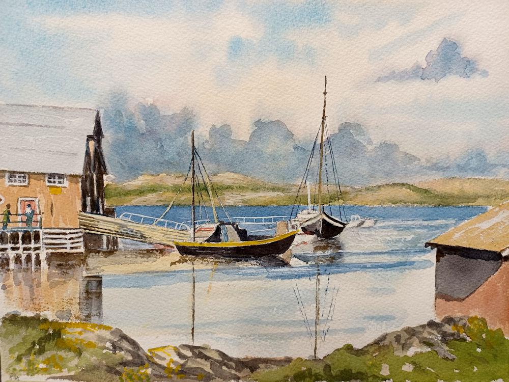Boat House And Boats Hitra Norway Artware Fine Art